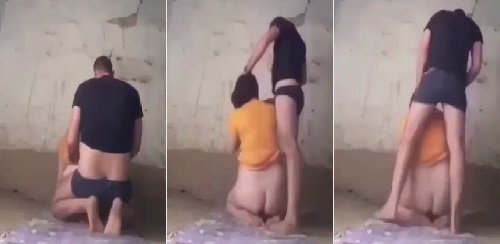 سكس مصري جامد واخد بنت خالته ع السطح ويفشخ طيزها نيك